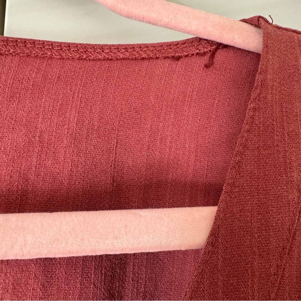 Button Down Ruffle Top - Picture 3 of 4